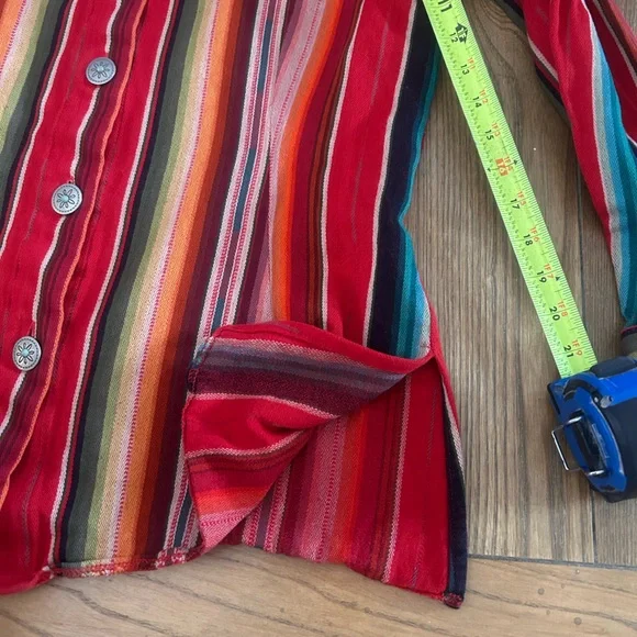 Silverado Western wear womens button-down Concho buttons made in the USA 100% - Picture 12 of 12